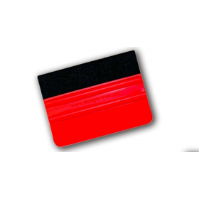 Raclette rouge avec feutrine