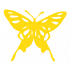 Autocollant / Sticker Dessin Papillon