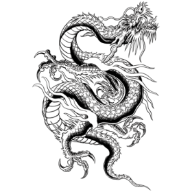 Autocollant / Sticker Dragon