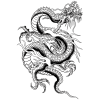 Autocollant / Sticker Dragon